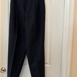 Navy Blue Wool Slacks